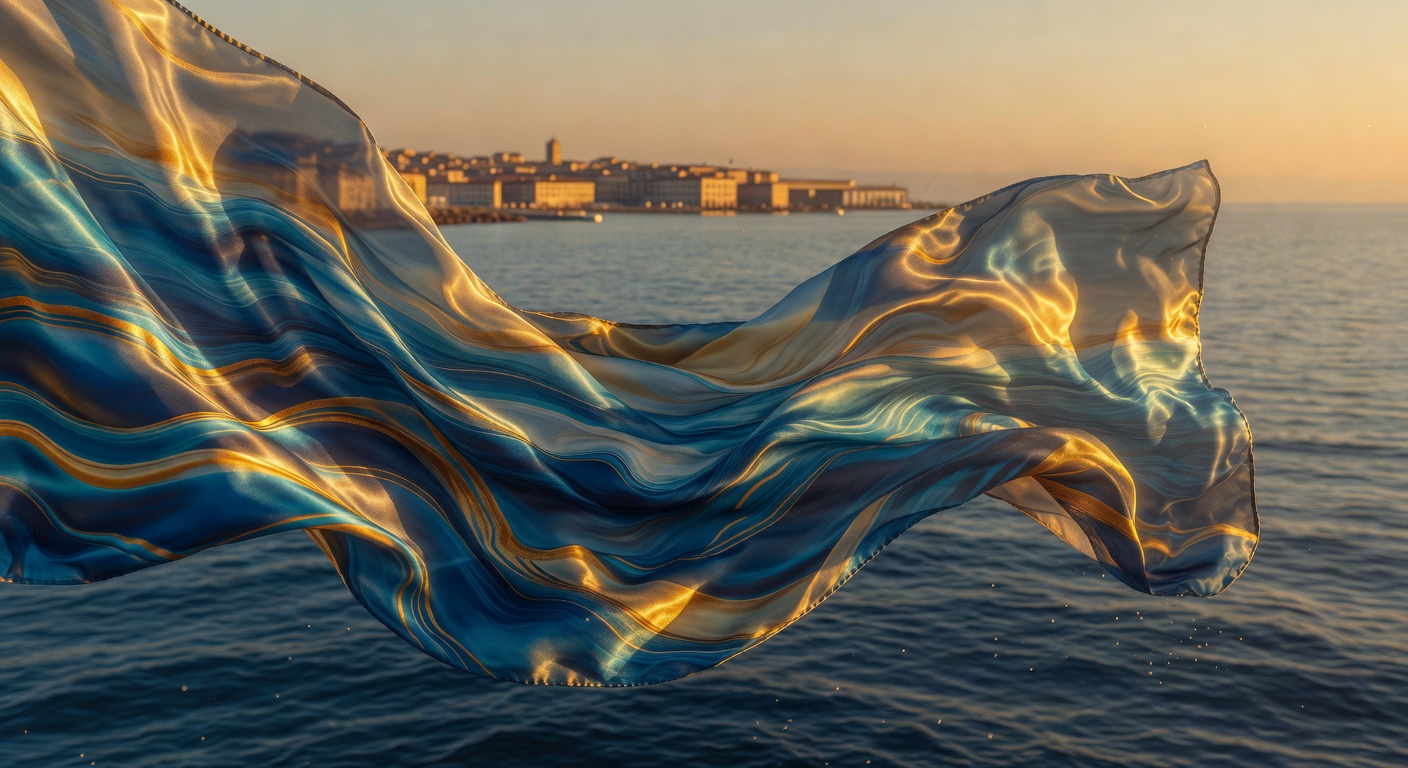 ligurian silk scarf