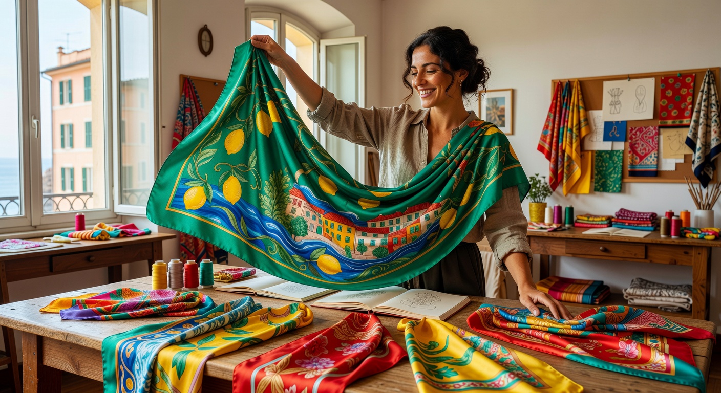 Silk Scarf Customization